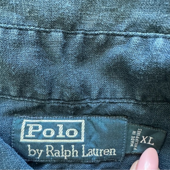Polo by Ralph Lauren men linen shirt size XL - Picture 5 of 5